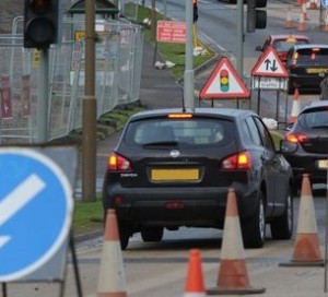 driving lessons nottingham traffic jam